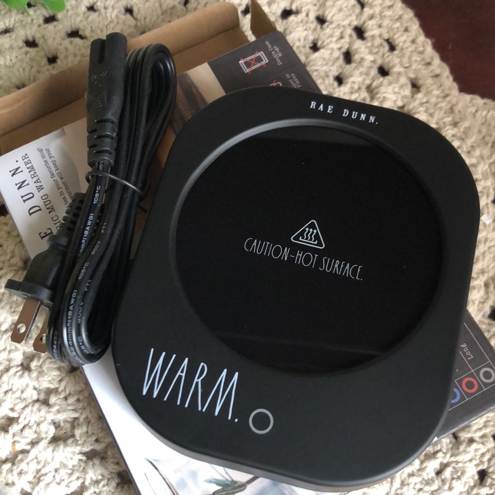 Rae Dunn Black Electric Mug Warmer - 'WARM' Heated Base - Picture 8 of 9